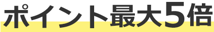 ポイント最大5倍