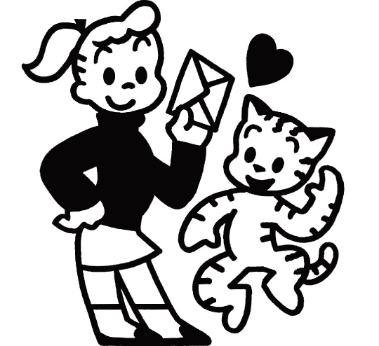 Illustration Original(Jill & Cat) ©Osamu Harada/Osamu Goods®