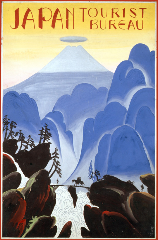 杉浦非水《Japan Tourist Bureau》1923年、東京国立近代美術館蔵