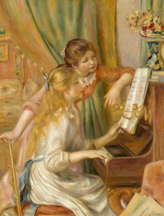 《ピアノを弾く少女たち》 1892年、油彩/カンヴァス、オルセー美術館 © RMN-Grand Palais (musée d’Orsay) / Hervé Lewandowski / distributed by AMF