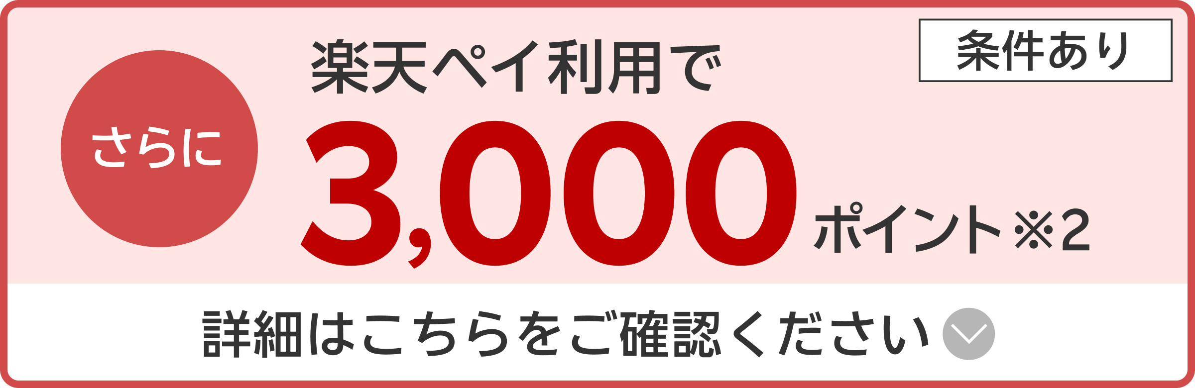 さらに楽天ペイ利用でポイント進呈