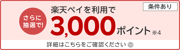 さらに楽天ペイ利用でポイント進呈
