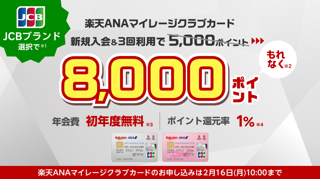 楽天ANAマイレージクラブカード