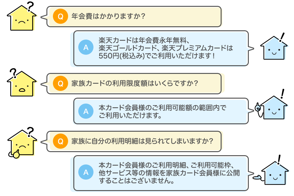 家族カード Q&A