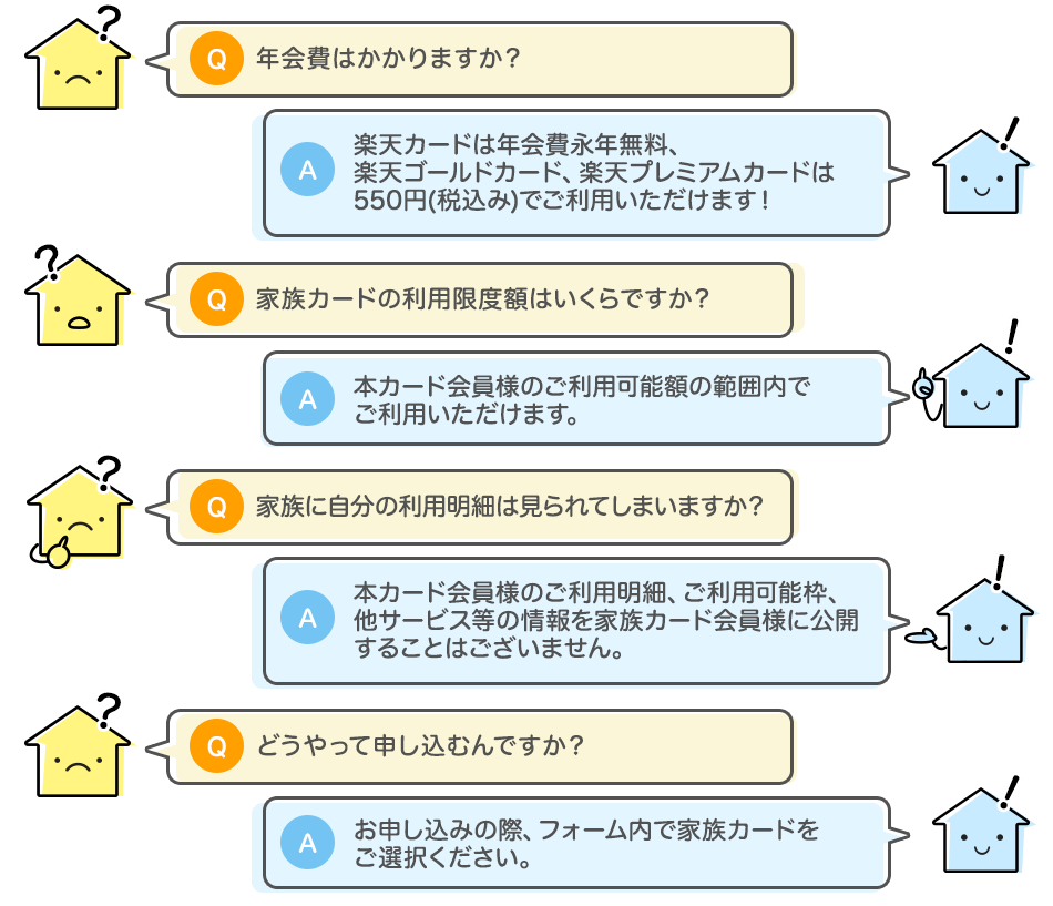家族カード Q&A