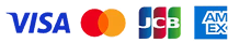 Visa Mastercard JCB AmericanExpress