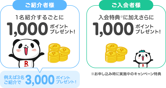 楽天カードを友達に紹介しよう 紹介するごとにポイントプレゼント