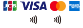 JCB,Visa,Mastercard,American Express