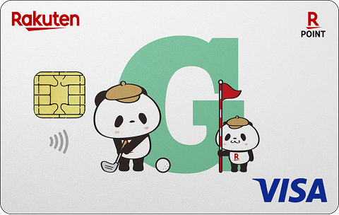お買いものパンダ アルファベットデザイン カード券面 g