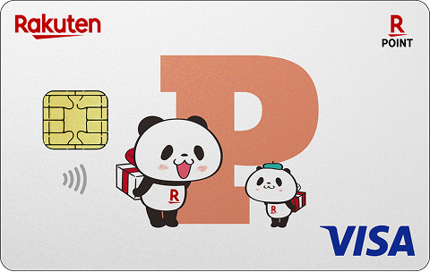 お買いものパンダ アルファベットデザイン カード券面 p