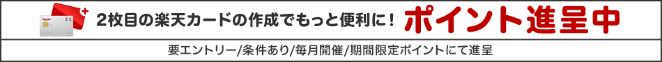 2枚目の楽天カードの作成でもっと便利に！