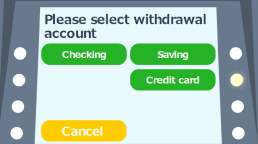 Credit Card(クレジットカード)を選択。