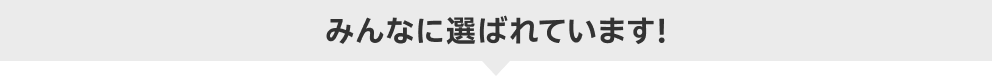 みんなに選ばれています！