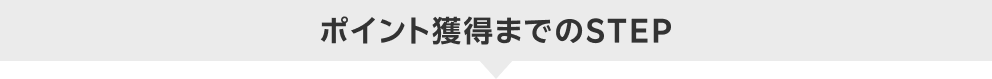 ポイント獲得までのSTEP