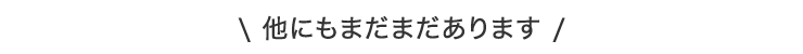 他にもまだまだあります