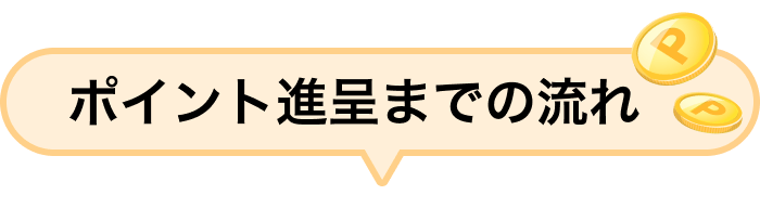 ポイント進呈までの流れ