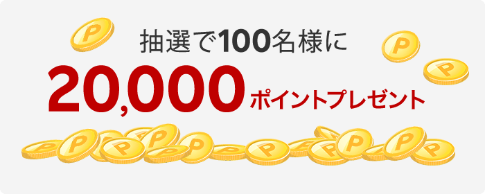 2枚目保有者限定！抽選で20,000ポイントのチャンス！｜楽天カード